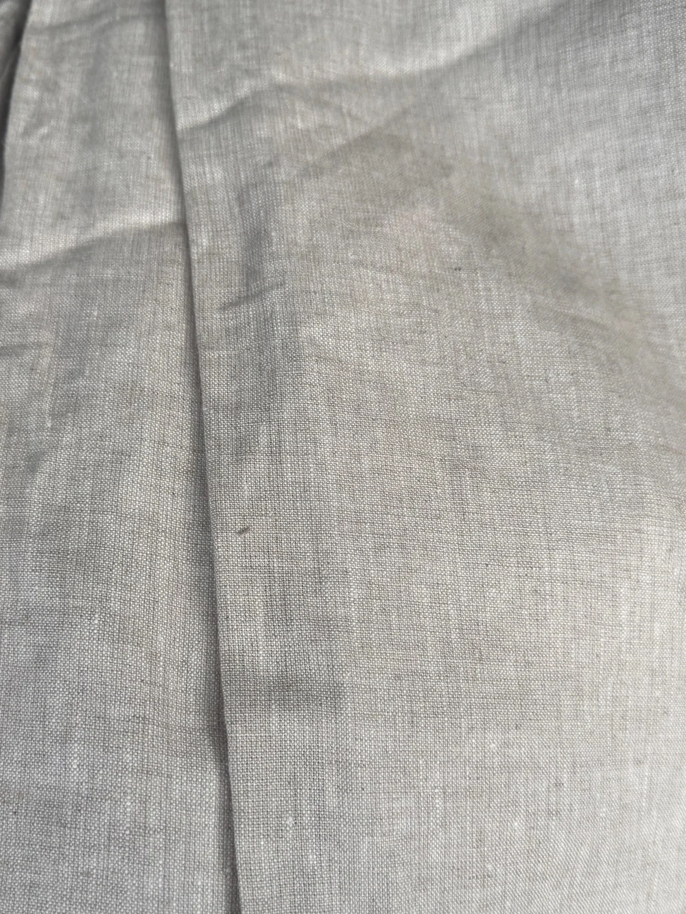 Quince European Linen Room Darkening Curtain Panel Set in Flax 48” x 96”
